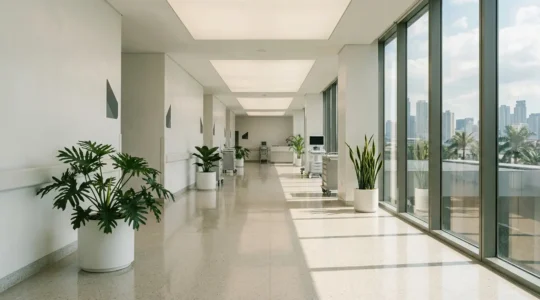 Modern medical facility interior in Manila showing advanced equipment and professional healthcare environment
