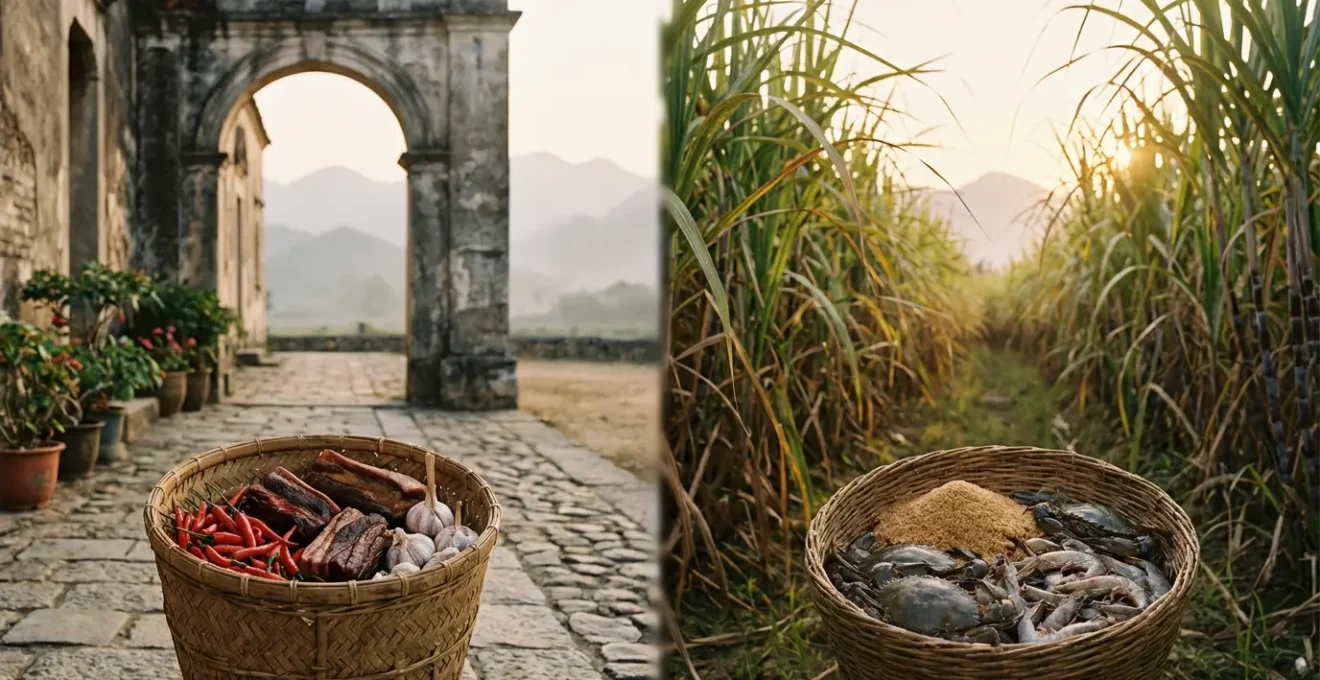 Two distinct culinary landscapes of the Philippines showcasing Pampanga and Negros provinces